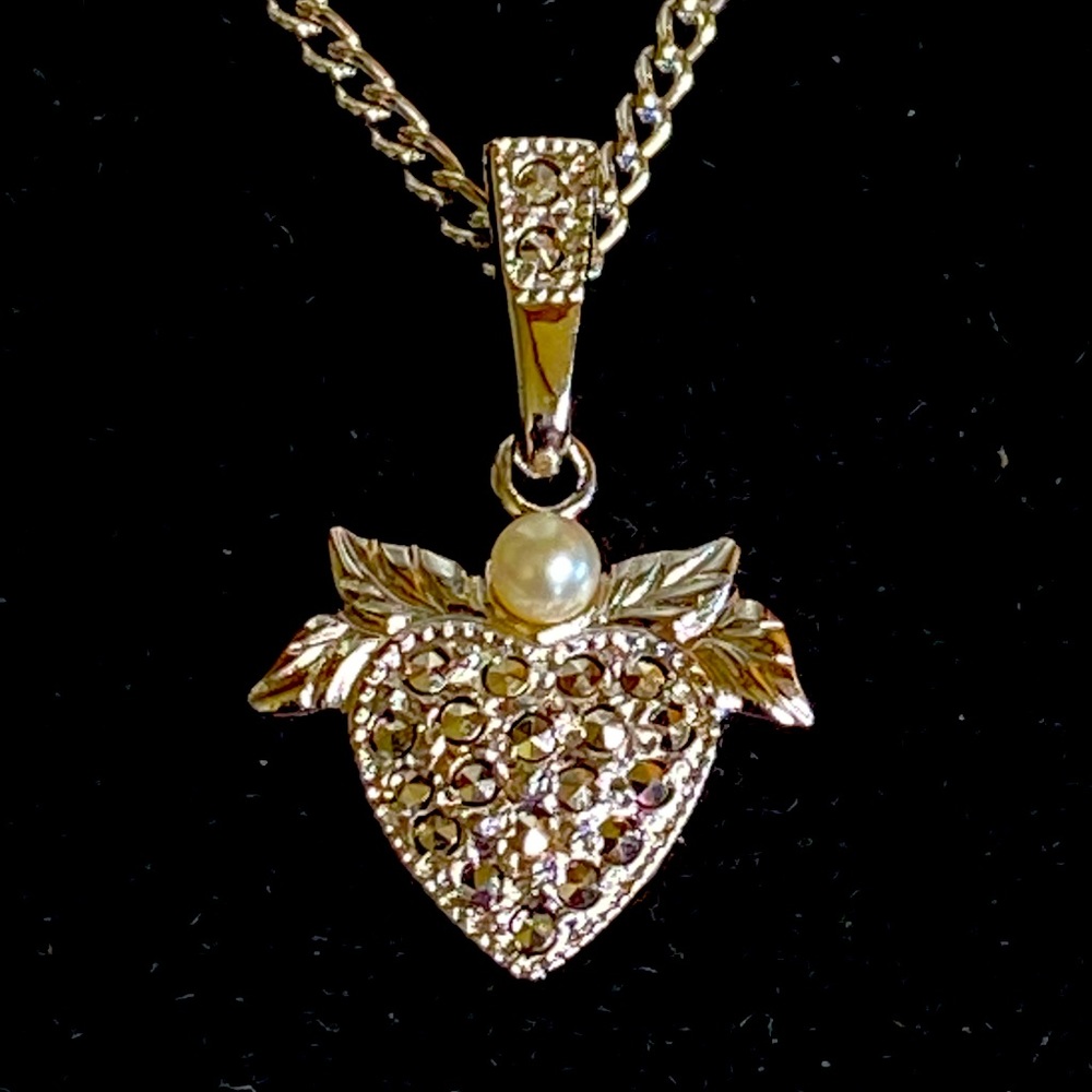 Heart theme Sterling Pendant Necklace